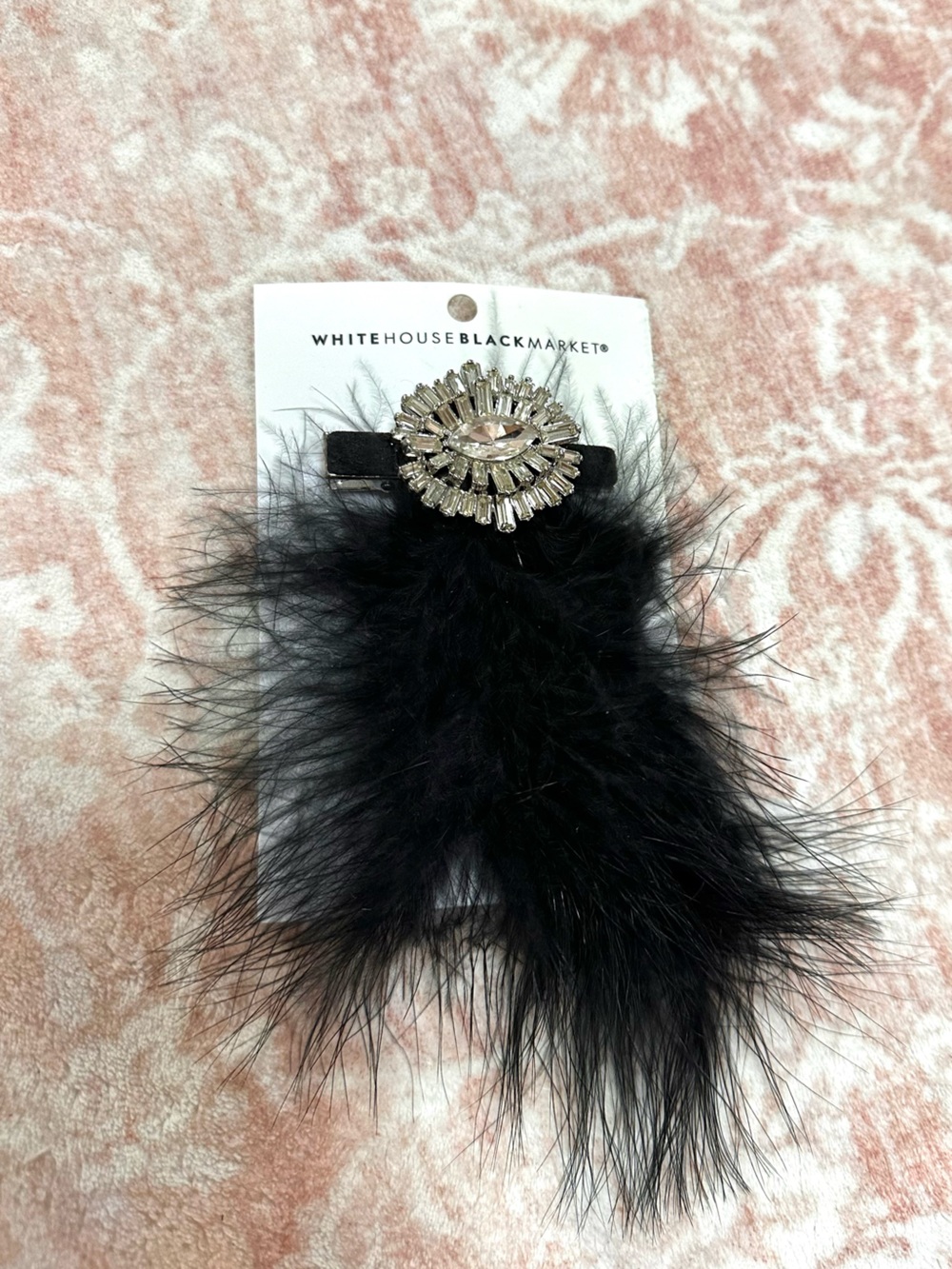 NWT 🖤 White House Black Market Crystal Hair Clip